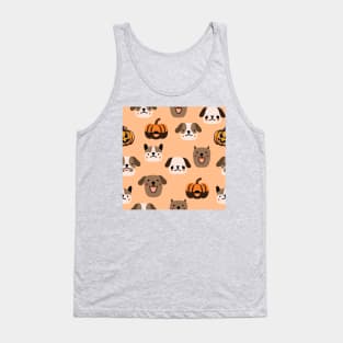 Dog Pattern Tank Top